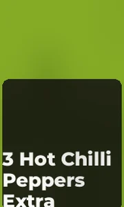 3 Hot Chilli Peppers Extra